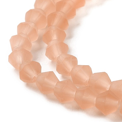 Imitate Austrian Crystal Frosted Glass Beads Strands EGLA-A039-T3mm-MD15-1