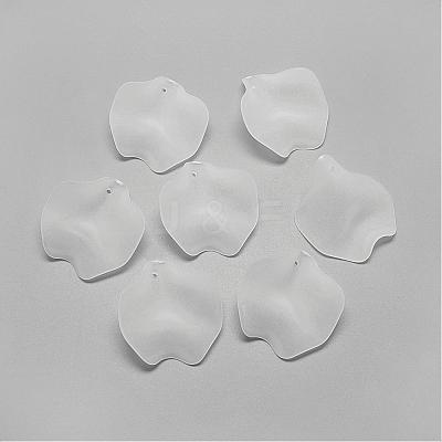 Transparent Acrylic Pendants FACR-S031-15.5mm-SB518-1