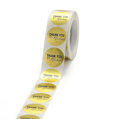 1 Inch Thank You Roll Stickers DIY-E023-07O-1