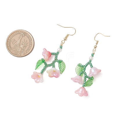 304 Stainless Steel Dangle Earrings EJEW-MZ00587-1