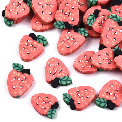 Handmade Polymer Clay Cabochons X-CLAY-T016-23-1