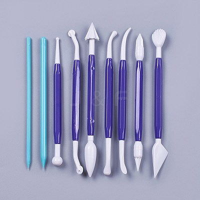 Plastic Clay Tool Sets LS-AJEW-L072-25-1