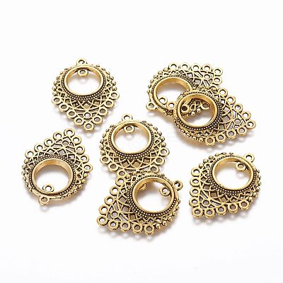 Tibetan Style Alloy Chandelier Component Links TIBE-A006-022AG-1