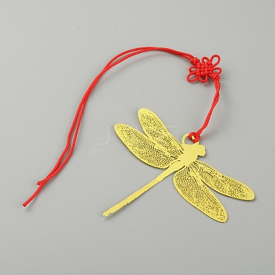 Brass Bookmarks AJEW-WH0322-03G-1