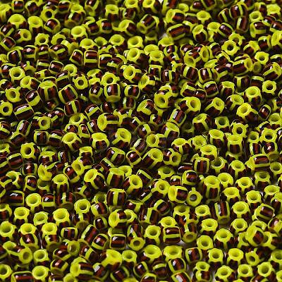 8/0 Opaque Colours Seep Glass Seed Beads SEED-F003-04B-04-1