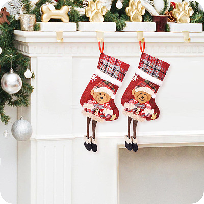 Christmas Theme Non-woven Fabrics Bags ABAG-TAC0001-16B-1
