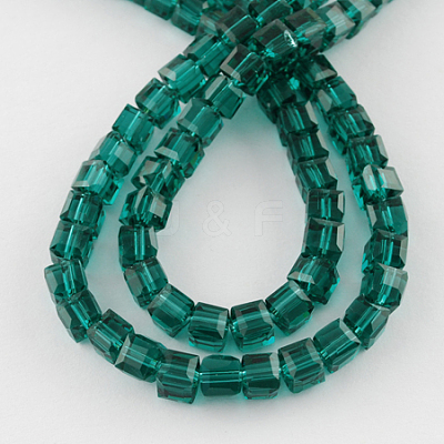 Glass Bead Strands GLAA-R041-6x6mm-15-1