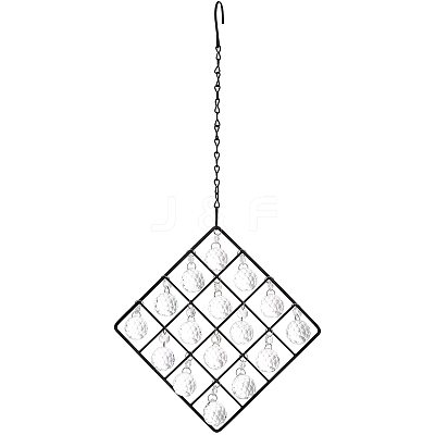 Crystals Chandelier Suncatchers Prisms Chakra Hanging Pendant HJEW-WH0008-10-1