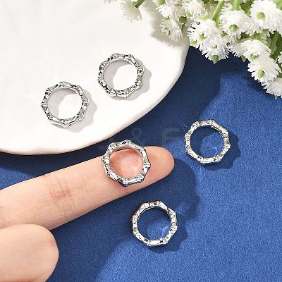 SHEGRACE Brass Spring Gate Ring XGRQ58042-757P-1