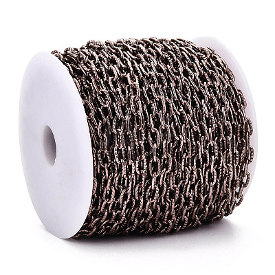 Aluminium Textured Cable Chains CHA-T001-38R-1