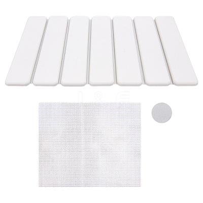 Rectangle Diatomaceous Earth Bathroom Mat AJEW-WH0556-50A-1