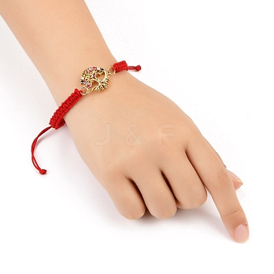 Adjustable Braided Nylon Cord Bracelet Making AJEW-JB00761-1
