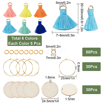 DIY Earring Making Kits DIY-SC0019-47-1