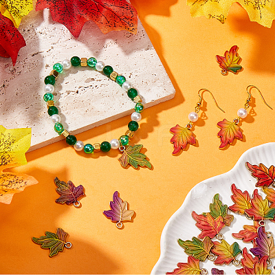 30Pcs Alloy Printed Pendants FIND-SC0012-40-1