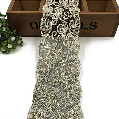 Polyester Embroidery Ribbon PW-WG78407-17-1