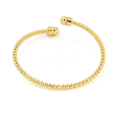 Rack Plating Brass Cuff Bangles BJEW-L460-003-1