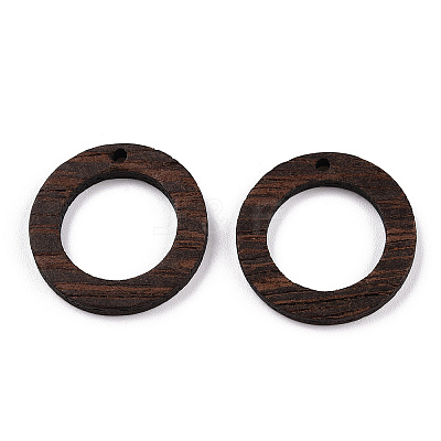 Natural Wenge Wood Pendants WOOD-T023-51A-01-1