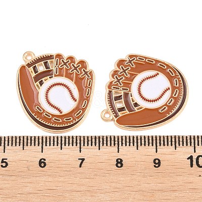 Sport Alloy Enamel Pendants ENAM-C035-01A-1