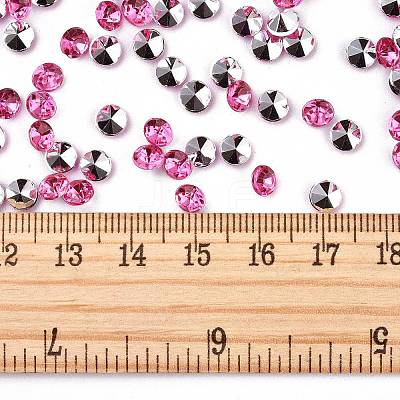 Imitation Taiwan Acrylic Rhinestone Pointed Back Cabochons GACR-A003-5mm-02-1