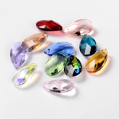 Faceted teardrop X-GLAA-O008-B-1