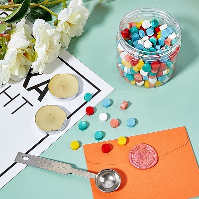 Sealing Wax Beads Wax Seal Kit DIY-CP0003-46A-1