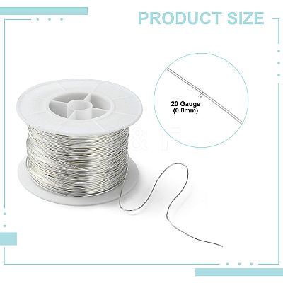 Round Copper Jewelry Wire CWIR-S003-0.8mm-02S-1