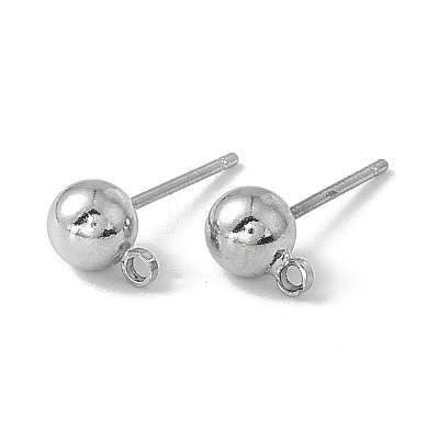 Brass Ball Post Ear Studs EC254-1