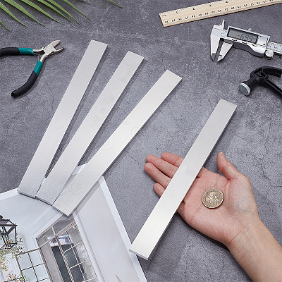Anodized Aluminum Alloy Blank Sheets DIY-WH0888-186A-1