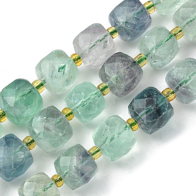 Natural Fluorite Beads Strands G-Q010-A12-01-1