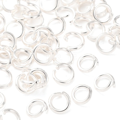 Brass Open Jump Rings KK-G604-08S-27-1