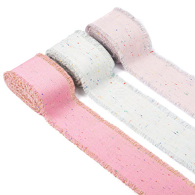 9 Yards 3 Colors Flat Cotton Ribbon OCOR-TA0001-59-1