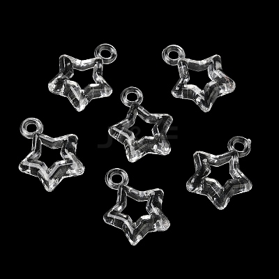 Transparent Acrylic Pendants OACR-C016-20-1