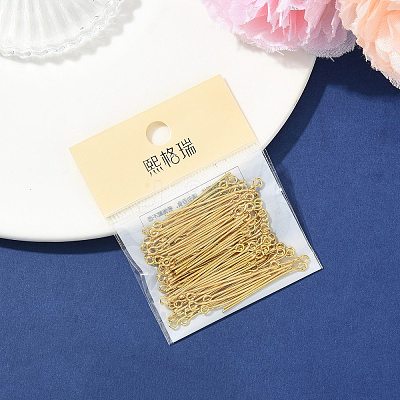 SHEGRACE Brass Eye Pins XGR0082G-30G-1