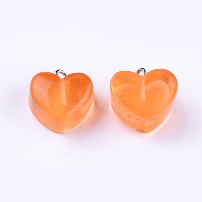 Resin Pendants RESI-WH0008-12A-1