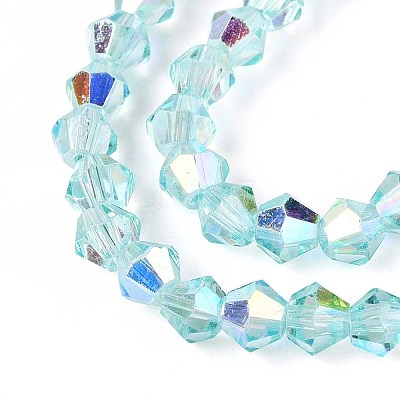 Transparent Glass Beads Strands LS-EGLA-N021-4mm-02-1