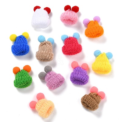 Handmade Wool Woven Hat Decoration WOVE-K002-02-1