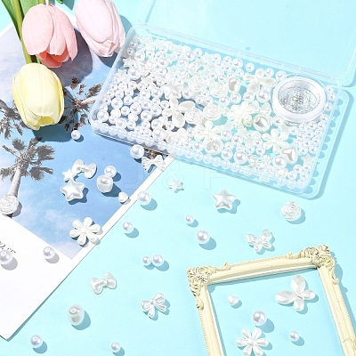 DIY ABS Plastic Imitation Pearl Beads Bracelets Jewelry Making Kits DIY-FS0006-53-1
