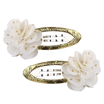Cloth Covered Snap Hair Clips PW-WG79183-09-1