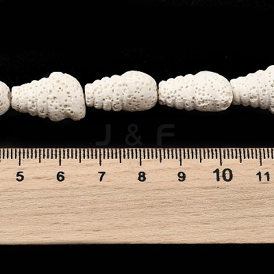 Dyed Natural Lava Rock Beads Strands G-A264-A01-01B-1