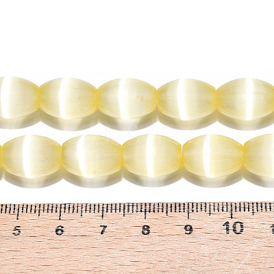 Dyed Natural Selenite Beads Strands G-T138-232J-1