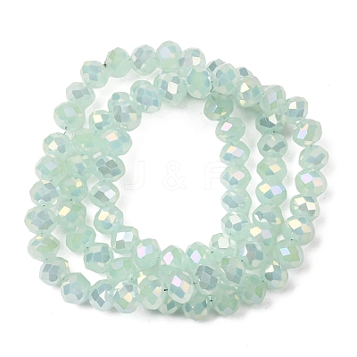 Electroplate Glass Beads Strands EGLA-A034-J6mm-T02-1