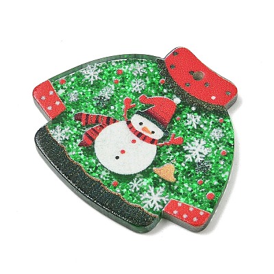 Christmas Acrylic Pendants OACR-I028-02D-1