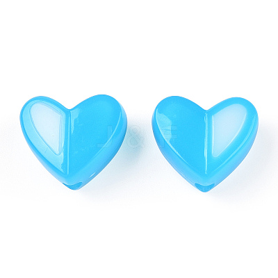Two Tone Opaque Acrylic Beads SACR-I005-05D-02-1