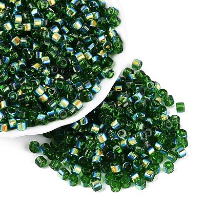 FGB Transparent Colours Glass Seed Beads SEED-Q040-07A-B07-1