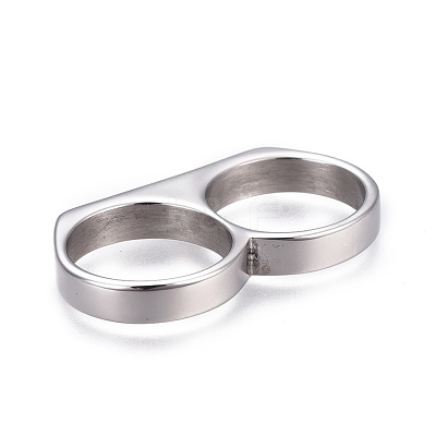 Tarnish Resistant 304 Stainless Steel Finger Rings RJEW-O032-13P-1