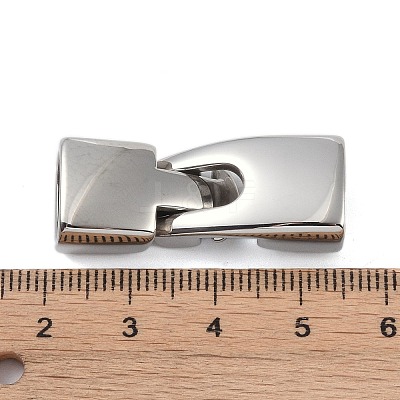 Non-Tarnish 316 Stainless Steel Snap Lock Clasps STAS-K282-05P-1