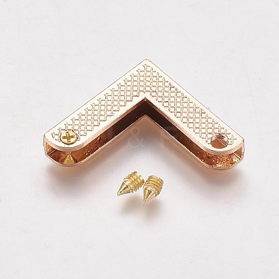 Zinc Alloy Bag Corner Protectors X-PALLOY-WH0008-01KCG-1