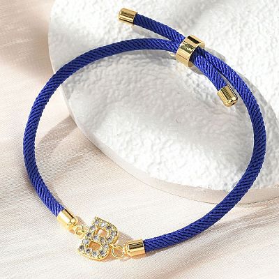 Adjustable Nylon Cord Bracelets BJEW-C096-01G-02-1
