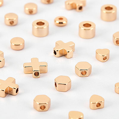 Brass Beads KK-BC0005-38G-1