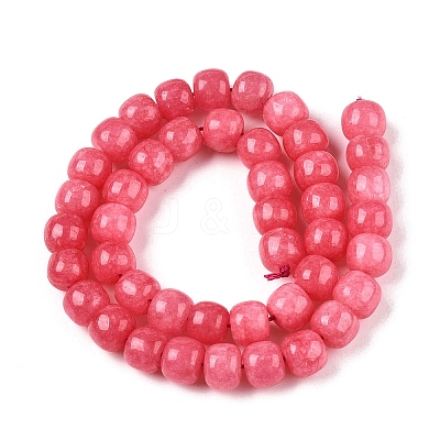 Dyed Natural White Jade Beads Strands G-T138-S16-1